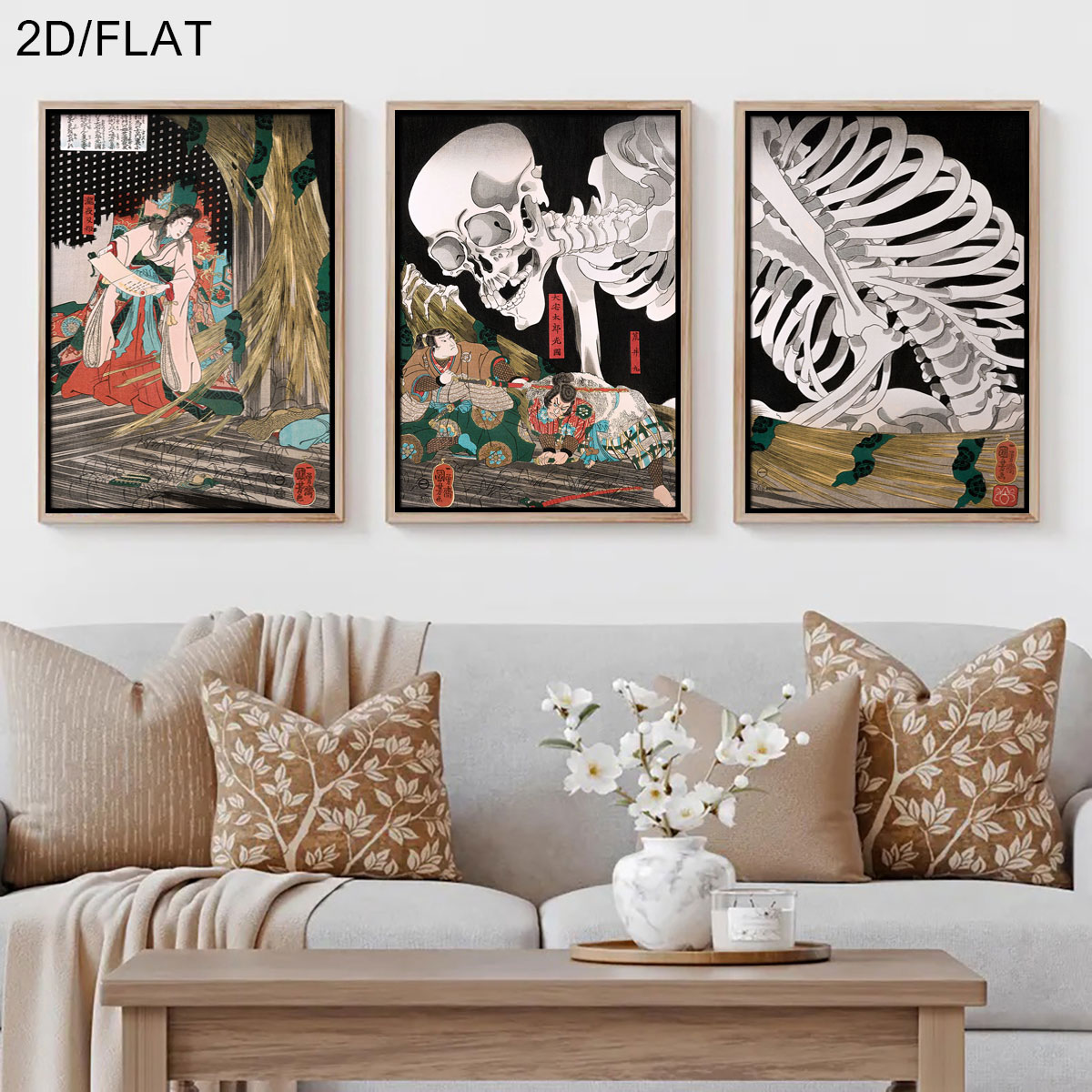 Home Decor Youtube - 3 Stück Retro japanische Takiyasha The