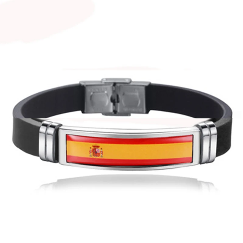 Home Decor Canada - Spanien Flagge Lederarmband Frankreich Brasilien Portugal