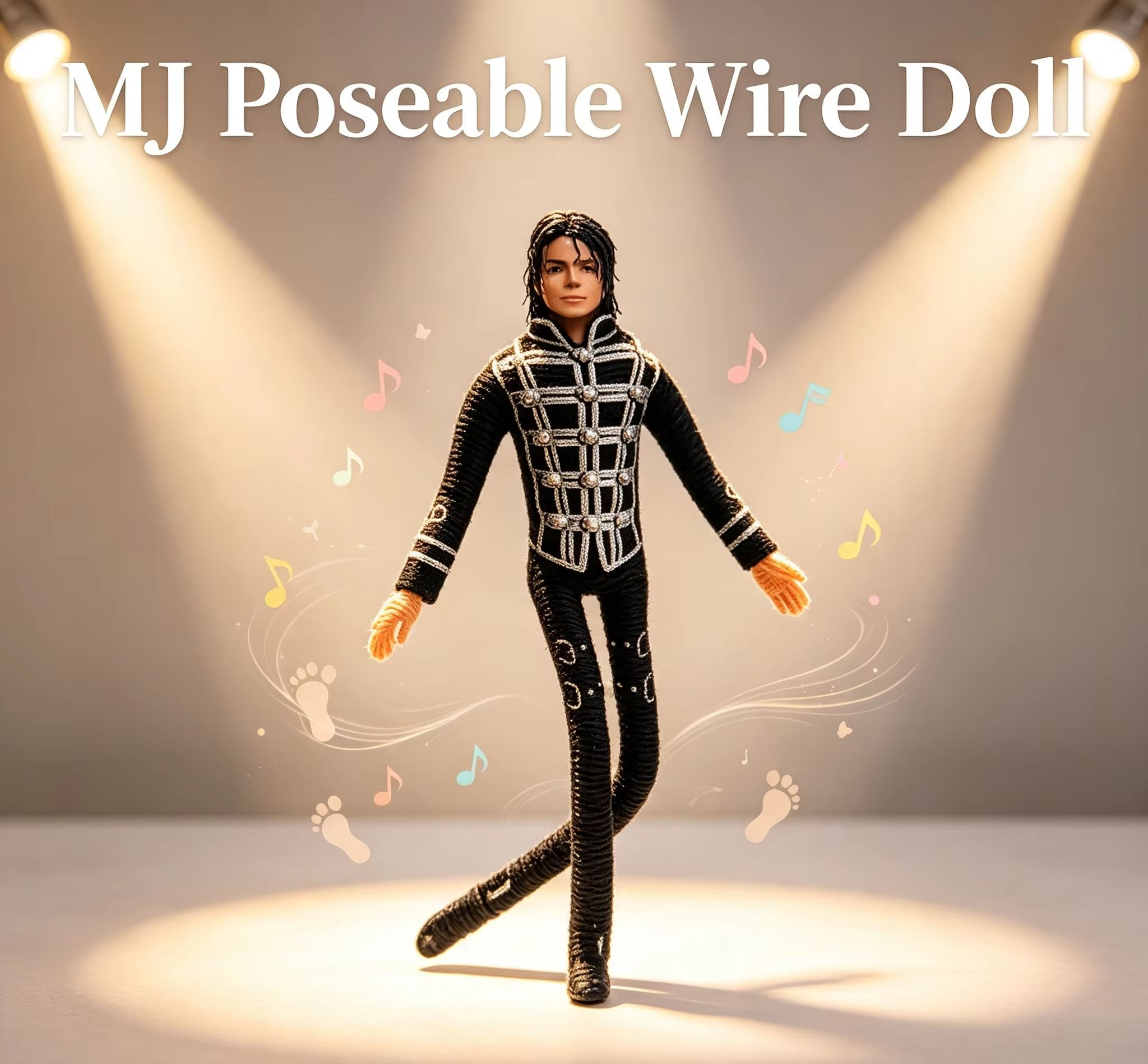 Home Decor Deals - Michael Jackson Bewegliche Gelenk-Plüschpuppe Anime Cosplay