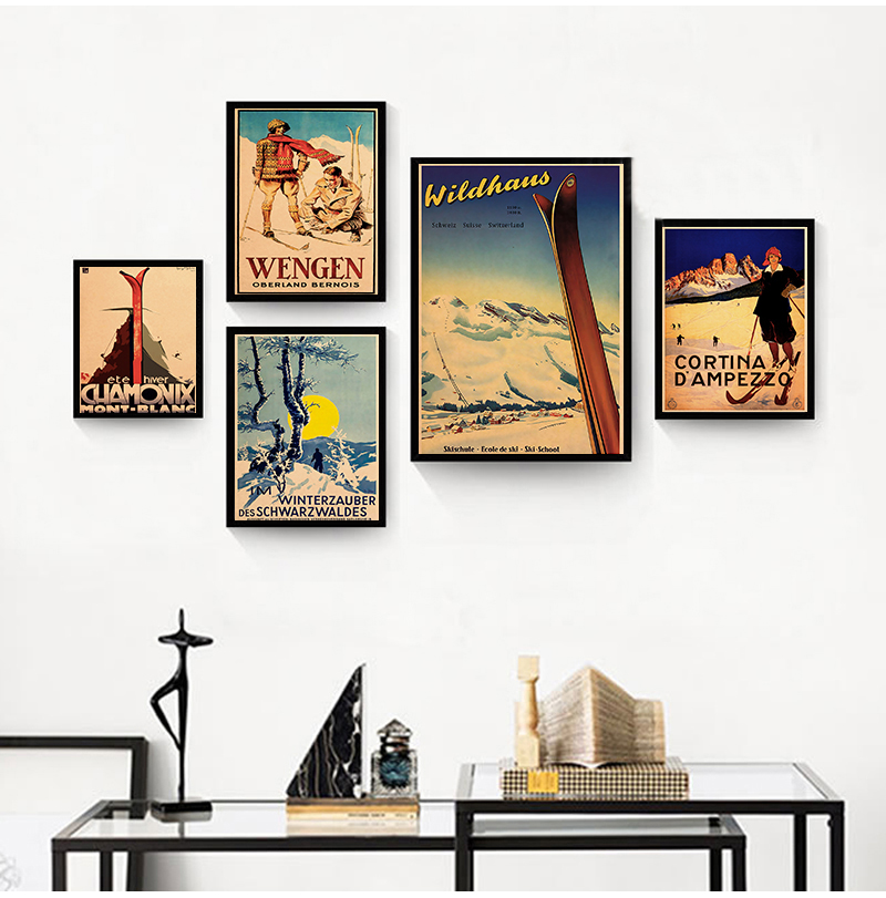 Home Decor Canada - Kanada Ski in Alaska Leinwand Malerei