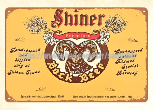 Home Decor Online Shopping - Shiner Beer Brewery Man Cave Dining