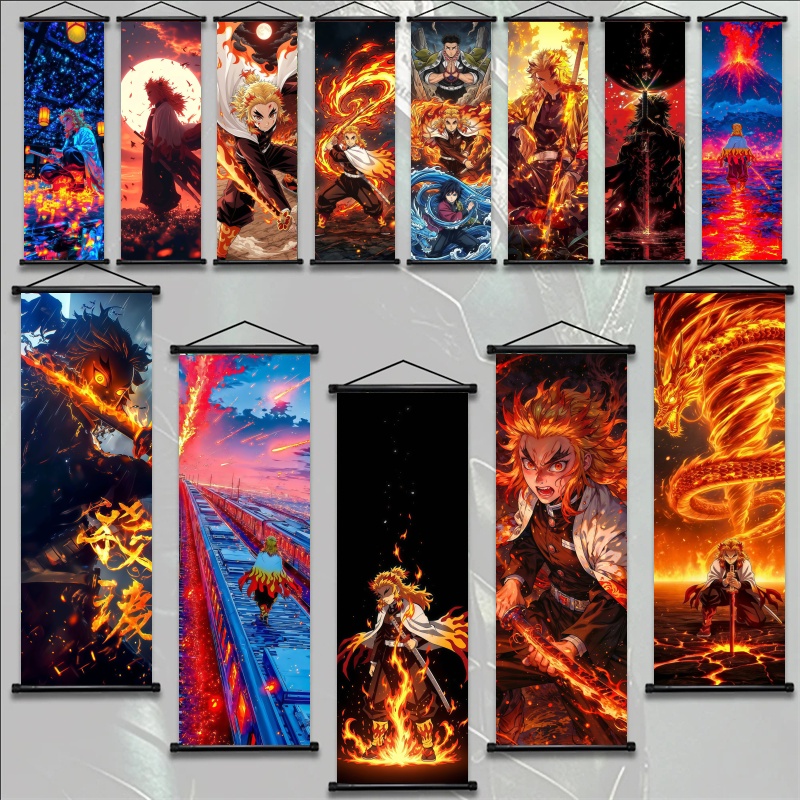 Home Decor Deals - Demon Slayer Kyojuro Rengoku HD-Druck Anime
