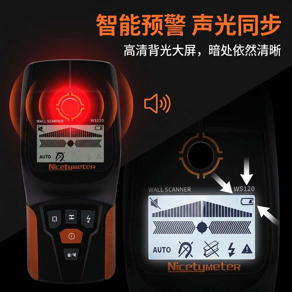 Home Decor Locations - Effektiver Intelligenter WS120 Wand- und Stangenfinder: