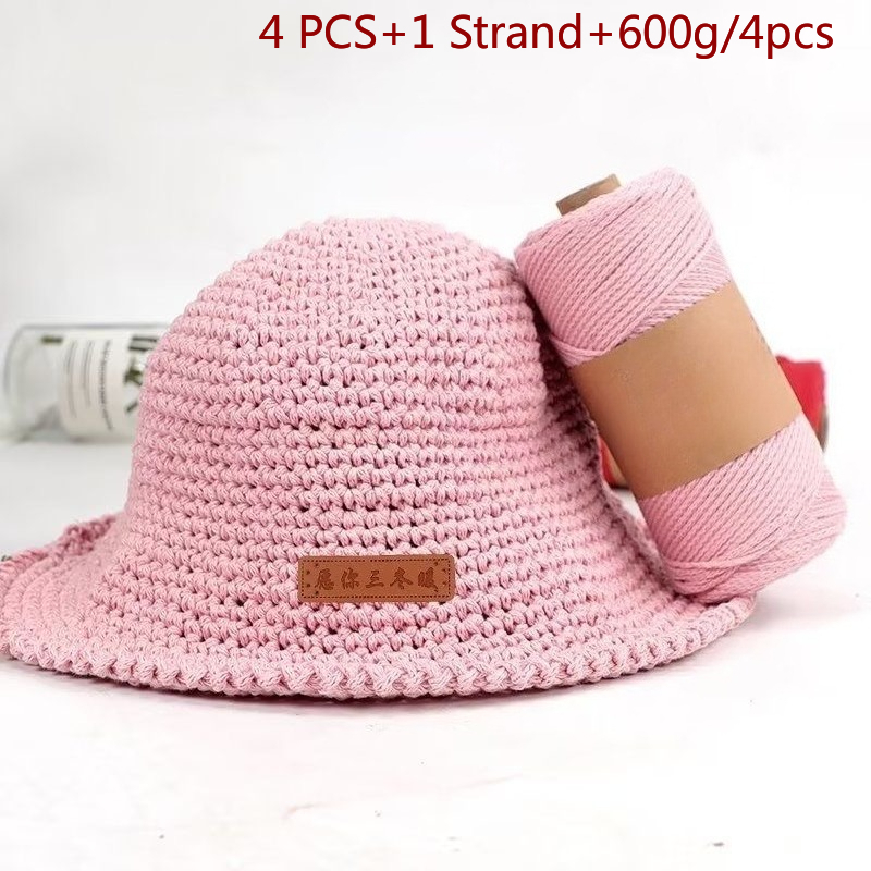 Yarn Home Decor - 4 Stück 2 mm weiches Garn,