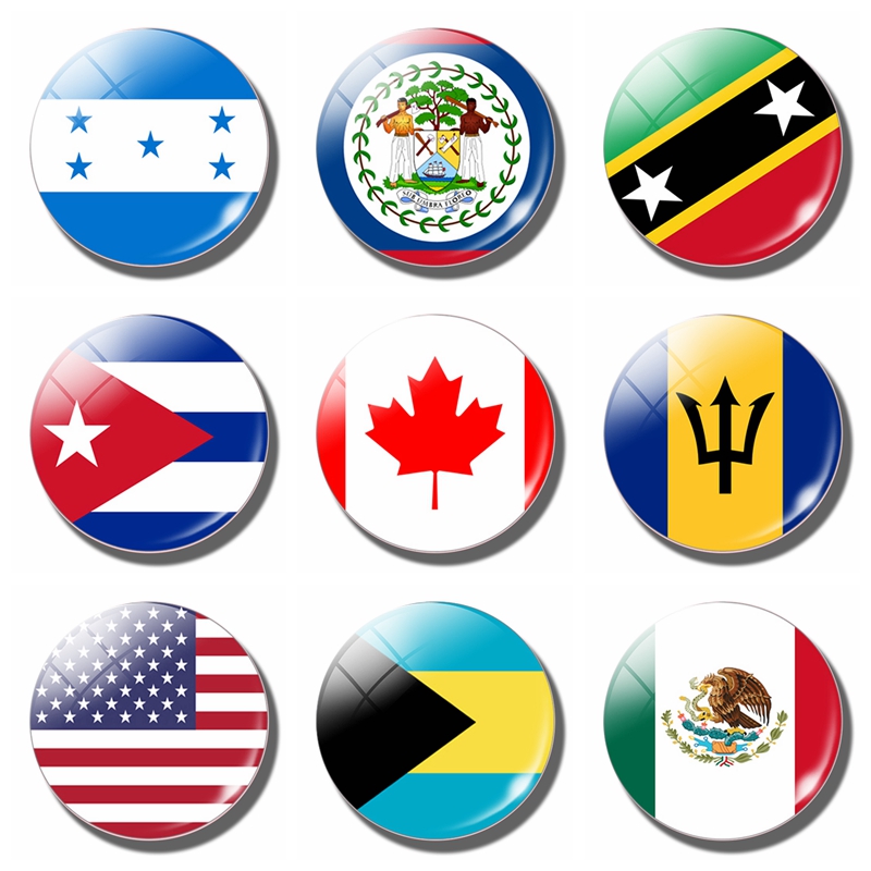 Home Decor Canada - Kühlschrankmagnet, Honduras-Flagge, Jamaika, Mexiko, Haiti Belize,