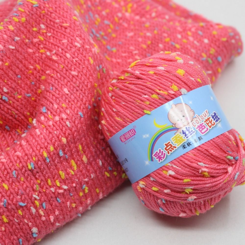 Yarn Home Decor - 50g/Rolle Wollgarn mehrfarbiges weiches Häk elgarn