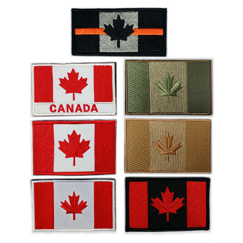 Gestickter Kanada-Flagge Quebe – Home Decor Canada Bewertung und Preis