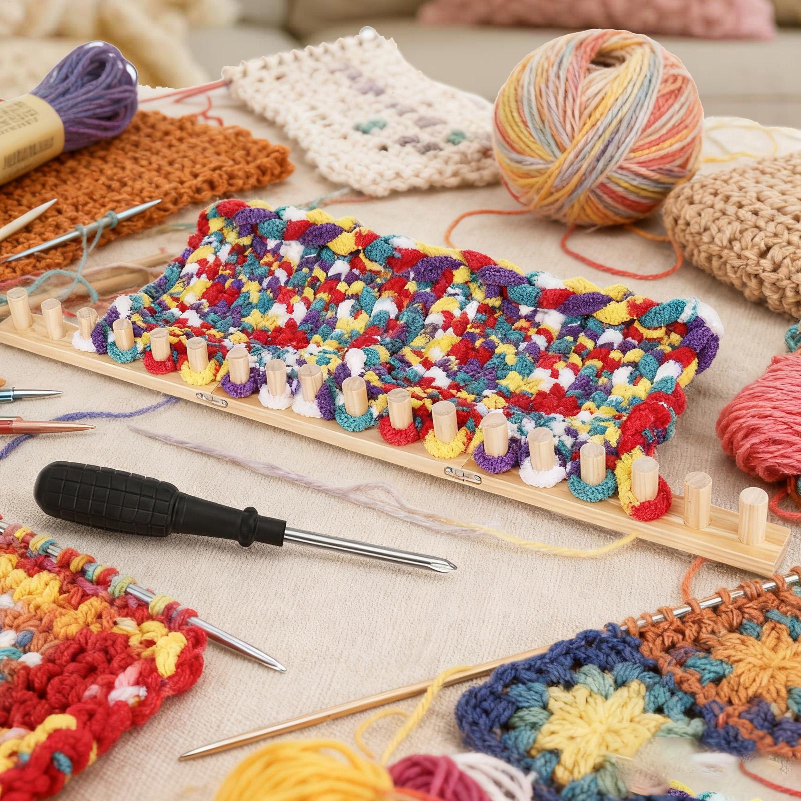 Strickwebstuhl, 35 Zoll, Holz, – Yarn Home Decor Bewertung und Preis