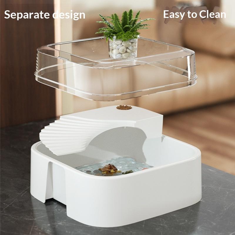 Transparente Schildkröten-Terr – Home Decor Habitat Bewertung und Preis