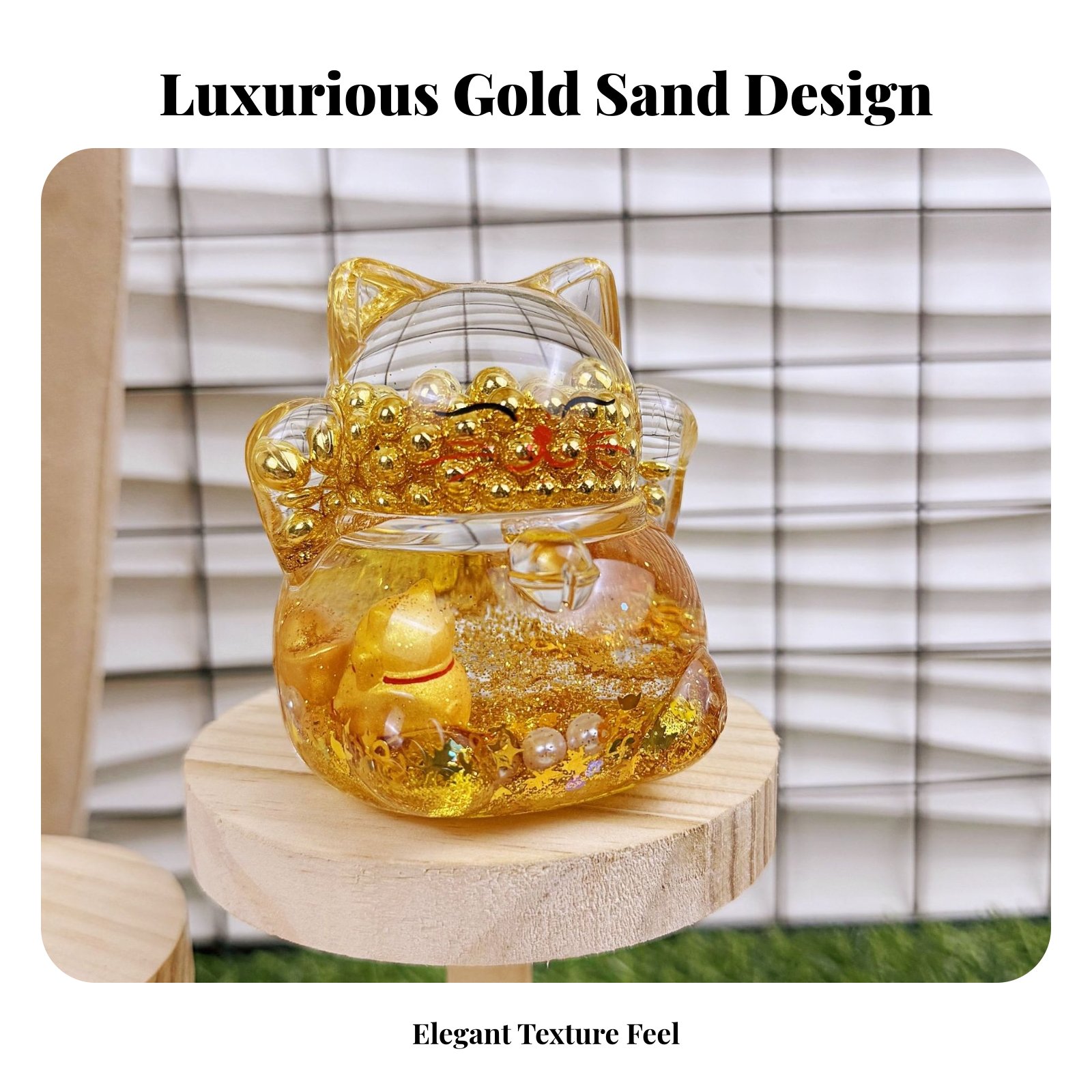 Glückskatzen-Dekoration, Blink – Home Decor Gold Bewertung und Preis