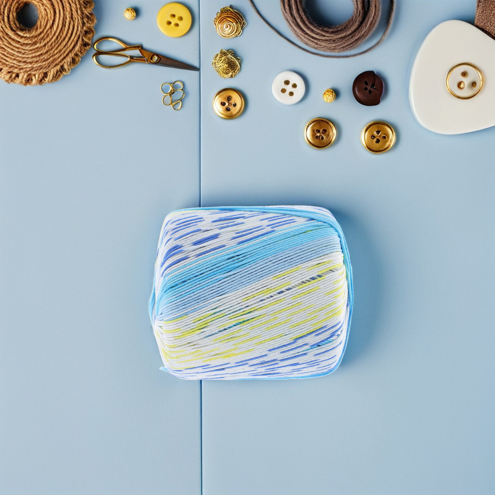 Weiches Baumwoll-Häkelgarn 1 R – Yarn Home Decor Bewertung und Preis