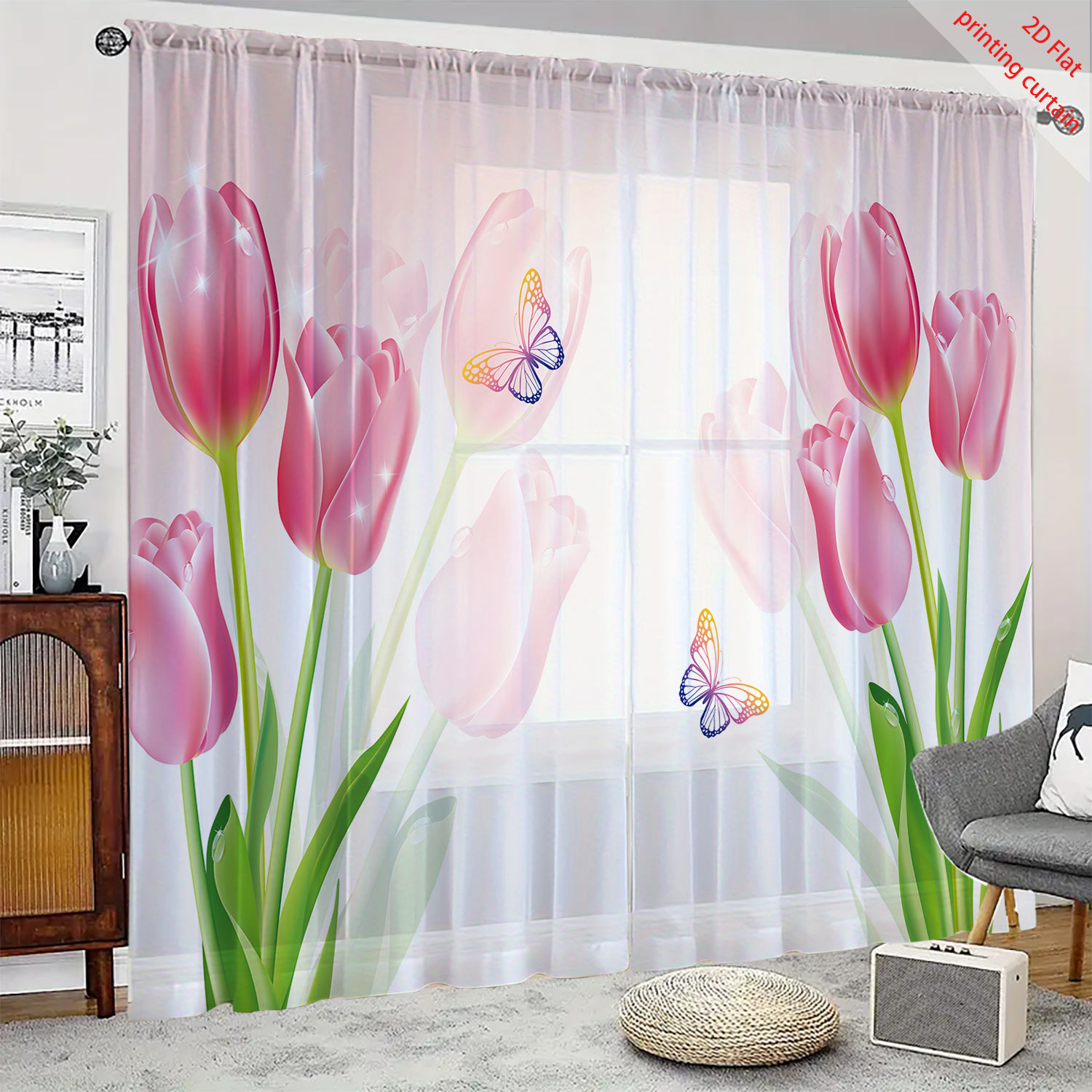 Transparenter Gazevorhang mit  – Home Decor Youtube Bewertung und Preis