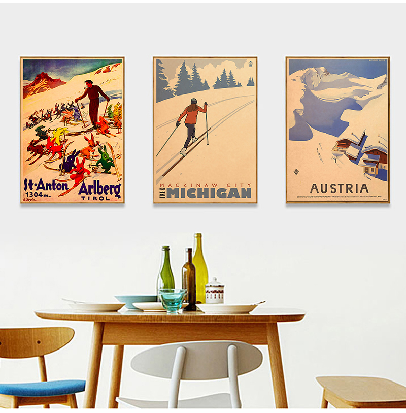 Kanada Ski in Alaska Leinwand  – Home Decor Canada Bewertung und Preis