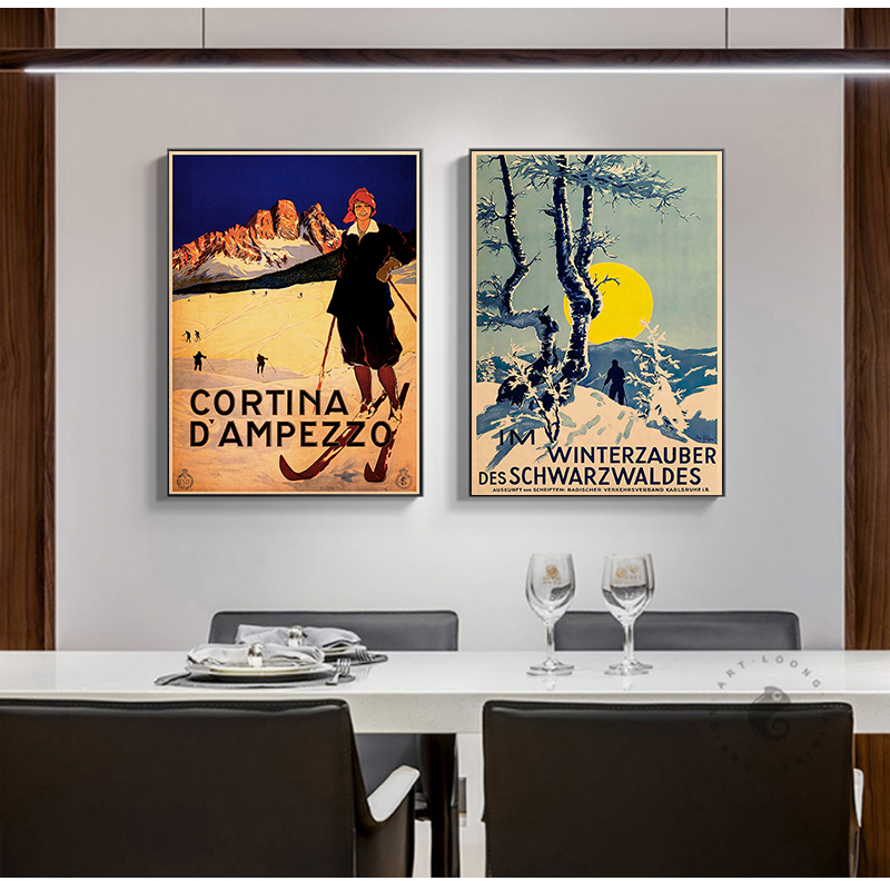 Kanada Ski in Alaska Leinwand  – Home Decor Canada Bewertung und Preis