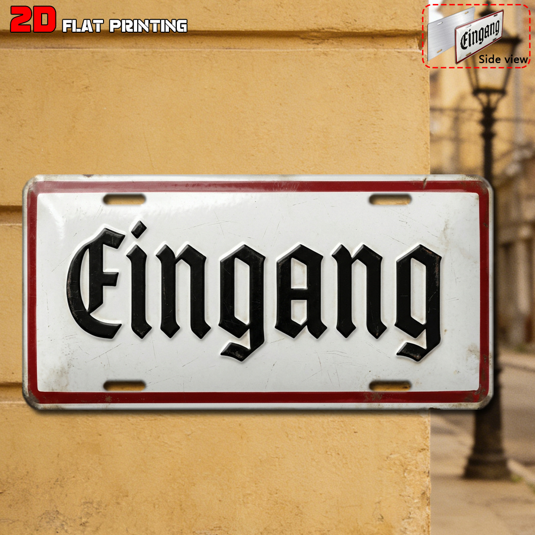Vintage-Stadt-Nummernschild-Dr – Home Decor Locations Bewertung und Preis