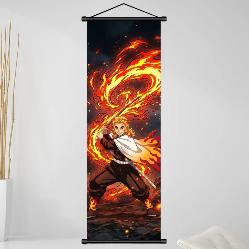 Demon Slayer Kyojuro Rengoku H – Home Decor Deals Bewertung und Preis