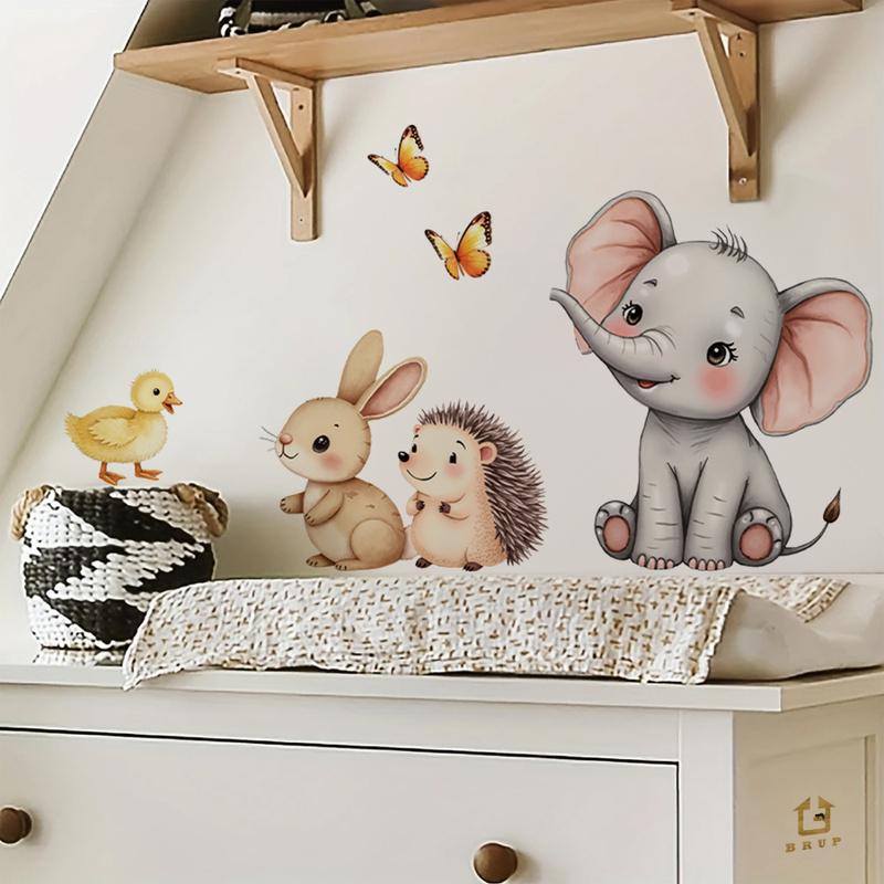 Cartoon-Tier-Wandaufkleber – E – Home Decor Kit Bewertung und Preis