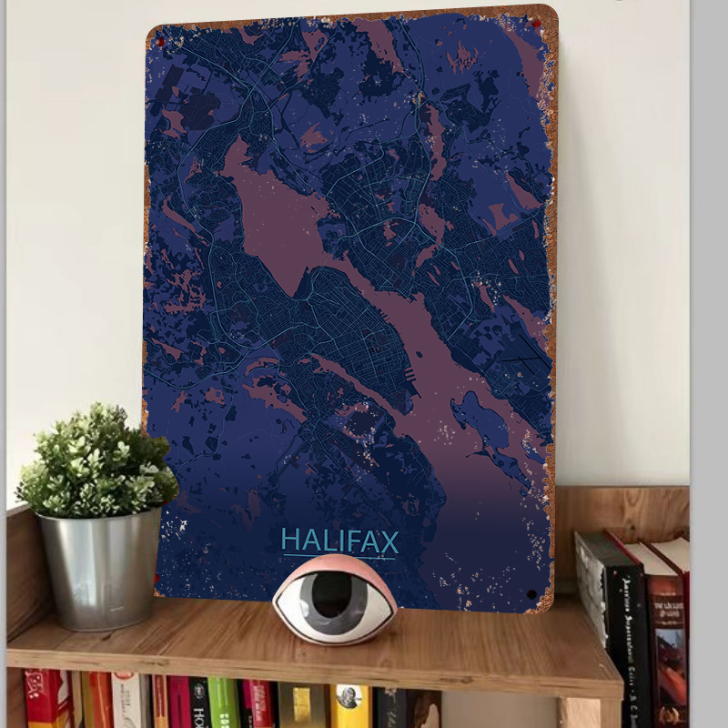 Halifax Kanada-Stadtkarte, Met – Home Decor Canada Bewertung und Preis