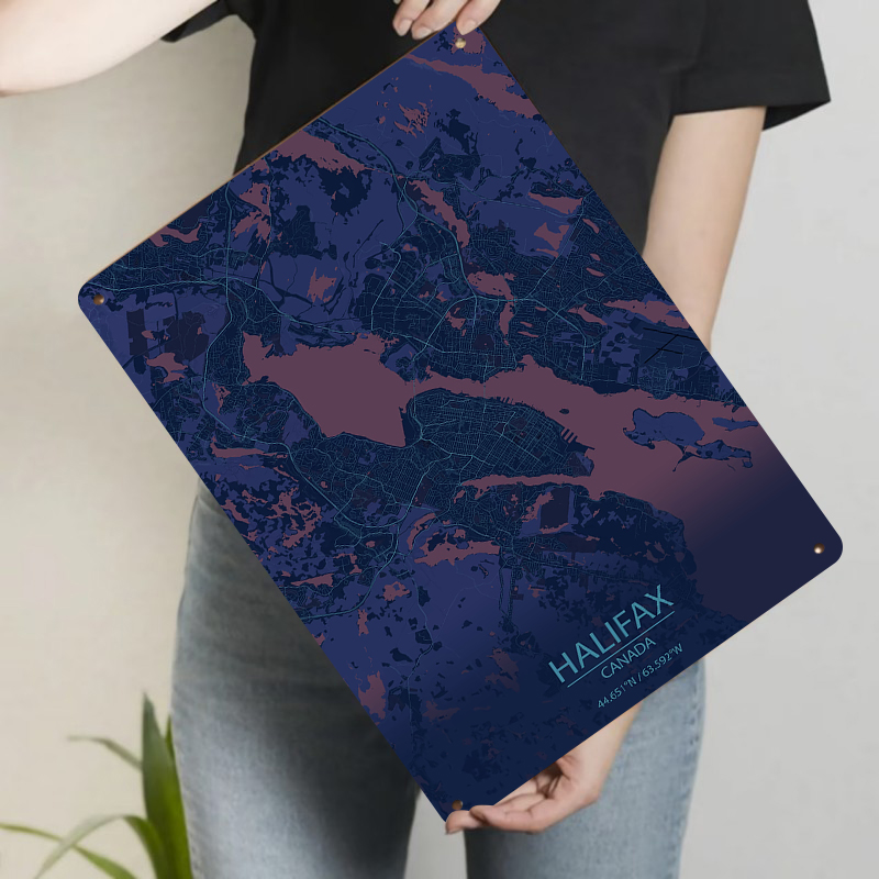 Halifax Kanada-Stadtkarte, Met – Home Decor Canada Bewertung und Preis