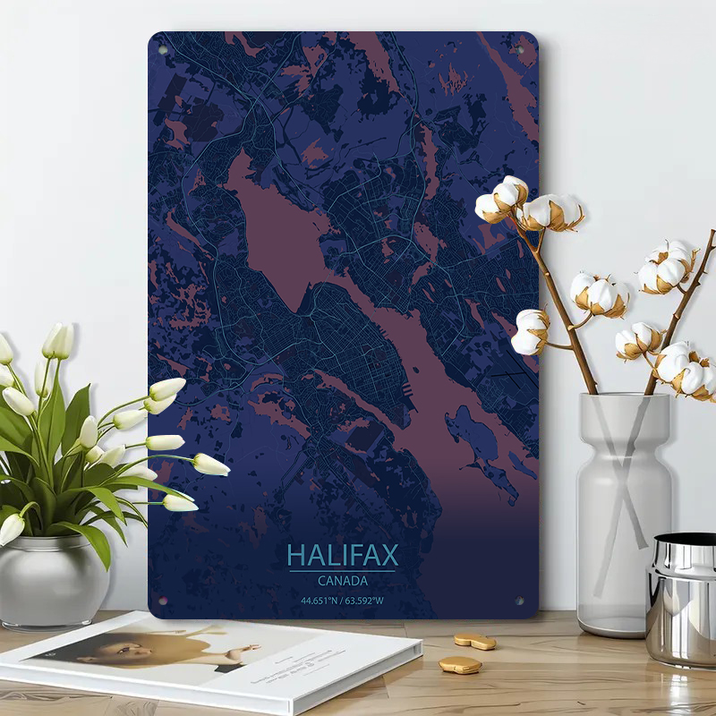 Halifax Kanada-Stadtkarte, Met – Home Decor Canada Bewertung und Preis