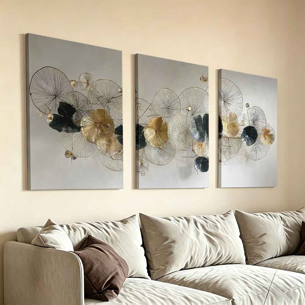 [2D Flach] 3 Stück 11,81*15,74 – Home Decor Gold Bewertung und Preis