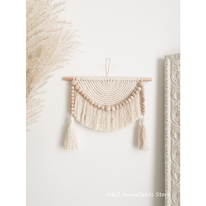 Macrame Wandbehang Tapisserie  – Yarn Home Decor Bewertung und Preis
